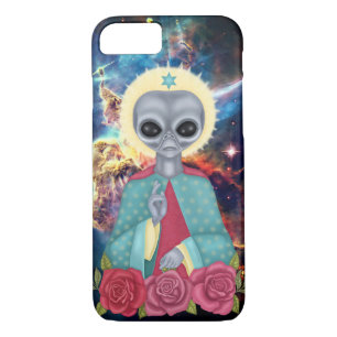 Graue Alien Case-Mate iPhone Hülle