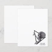 Graue Alien, die Wahrheit ist da draußen (Vorne/Hinten)