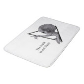 Graue Alien, die Wahrheit ist da draußen Badematte (Schrägansicht)