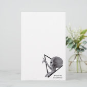 Graue Alien, die Wahrheit ist da draußen Briefpapier (Stehend Vorderseite)