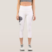 Graue Alien, die Wahrheit ist da draußen Capri Leggings (Vorderseite)