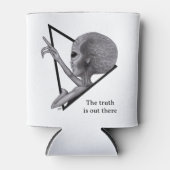 Graue Alien, die Wahrheit ist da draußen Dosenkühler (Vorderseite)