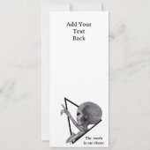 Graue Alien, die Wahrheit ist da draußen Einladung (Rückseite)