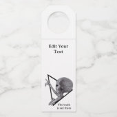 Graue Alien, die Wahrheit ist da draußen Flaschenanhänger (Rückseite)