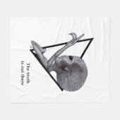 Graue Alien, die Wahrheit ist da draußen Fleecedecke (Vorderseite (Horizontal))