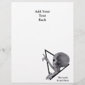 Graue Alien, die Wahrheit ist da draußen Flyer (Hinten)