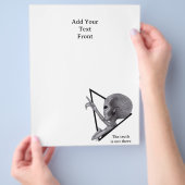 Graue Alien, die Wahrheit ist da draußen Flyer (Hand)