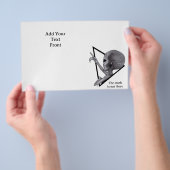 Graue Alien, die Wahrheit ist da draußen Flyer (Handgriff)