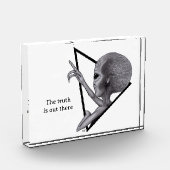 Graue Alien, die Wahrheit ist da draußen Fotoblock (Links)