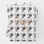 Graue Alien, die Wahrheit ist da draußen Geschenkpapier Set (Beispiel)