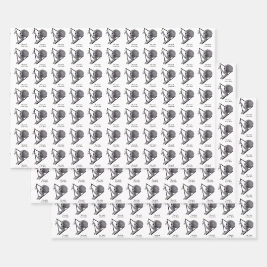 Graue Alien, die Wahrheit ist da draußen Geschenkpapier Set (Set)