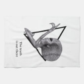 Graue Alien, die Wahrheit ist da draußen Geschirrtuch (Horizontal)