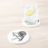 Graue Alien, die Wahrheit ist da draußen Getränkeuntersetzer (Seite)