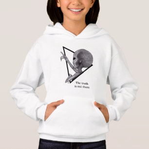 Graue Alien, die Wahrheit ist da draußen Hoodie