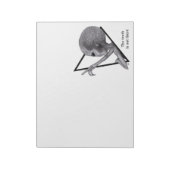 Graue Alien, die Wahrheit ist da draußen Notizblock (Rotiert)