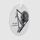 Graue Alien, die Wahrheit ist da draußen Ornament (Vorderseite)