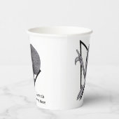 Graue Alien, die Wahrheit ist da draußen Pappbecher (Rechts)