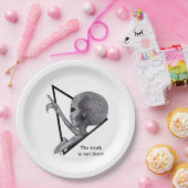 Graue Alien, die Wahrheit ist da draußen Pappteller (Party)