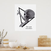Graue Alien, die Wahrheit ist da draußen Poster (Küche)