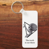 Graue Alien, die Wahrheit ist da draußen Schlüsselanhänger (Vorderseite)