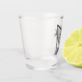 Graue Alien, die Wahrheit ist da draußen Schnapsglas (Links)