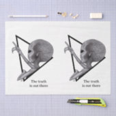 Graue Alien, die Wahrheit ist da draußen Seidenpapier (Handwerk)