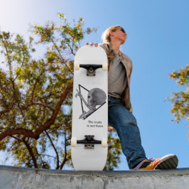 Graue Alien, die Wahrheit ist da draußen Skateboard