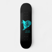 Graue Alien, die Wahrheit ist da draußen Skateboard (Vorderseite)