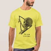 Graue Alien, die Wahrheit ist da draußen T-Shirt (Vorderseite)