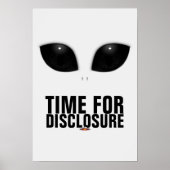 Graue Alien Eyes Disclosure poster (Vorne)