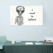 Graue Alien, ich wollte zu glauben Banner (Messeveranstaltung)