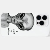 Graue Alien, ich wollte zu glauben Case-Mate iPhone Hülle (Rückseite (Horizontal))