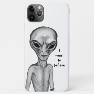 Graue Alien, ich wollte zu glauben Case-Mate iPhone Hülle