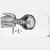 Graue Alien, ich wollte zu glauben Case-Mate iPhone Hülle (Rückseite (Horizontal))