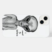 Graue Alien, ich wollte zu glauben Case-Mate iPhone Hülle (Rückseite (Horizontal))