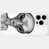 Graue Alien, ich wollte zu glauben Case-Mate iPhone Hülle (Rückseite (Horizontal))