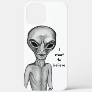 Graue Alien, ich wollte zu glauben Case-Mate iPhone Hülle