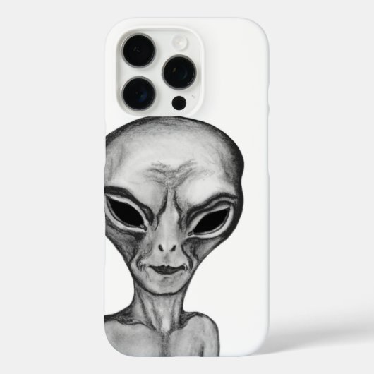 Graue Alien, ich wollte zu glauben Case-Mate iPhone Hülle (Rückseite)