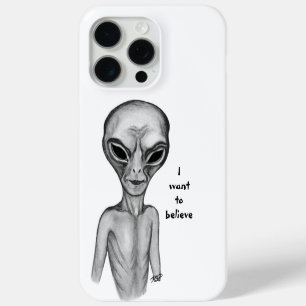 Graue Alien, ich wollte zu glauben Case-Mate iPhone Hülle