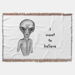 Graue Alien, ich wollte zu glauben Decke