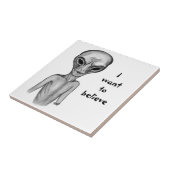 Graue Alien, ich wollte zu glauben Fliese (Seite)