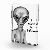 Graue Alien, ich wollte zu glauben Fotoblock (Rechts)