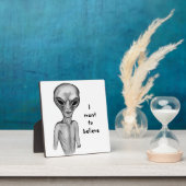 Graue Alien, ich wollte zu glauben Fotoplatte (InSitu)