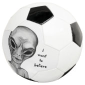 Graue Alien, ich wollte zu glauben Fußball (Dreiviertel)