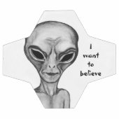 Graue Alien, ich wollte zu glauben Fußball (Flach)