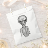 Graue Alien, ich wollte zu glauben Geschenktütchen (Ausgeschnitten)