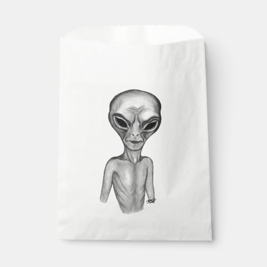 Graue Alien, ich wollte zu glauben Geschenktütchen (Vorderseite)