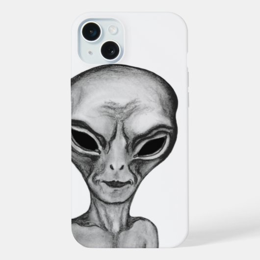 Graue Alien, ich wollte zu glauben iPhone Hülle (Rückseite)