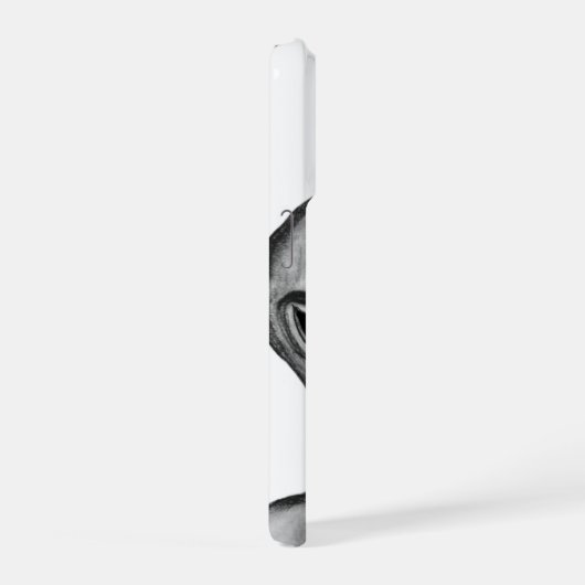 Graue Alien, ich wollte zu glauben iPhone Hülle (Rechte Seite)