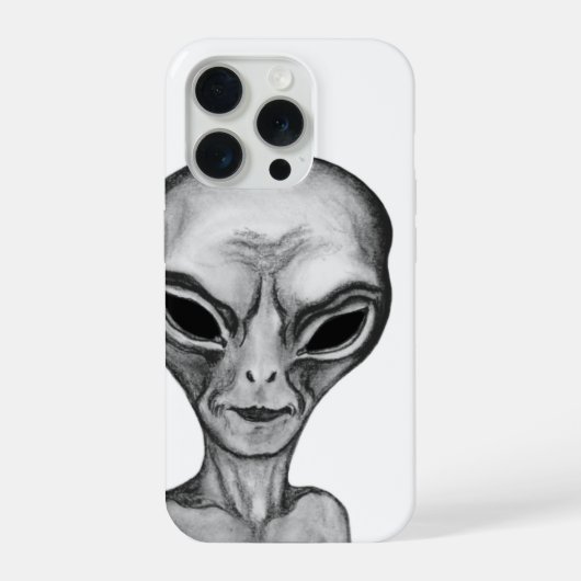 Graue Alien, ich wollte zu glauben iPhone Hülle (Rückseite)